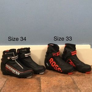 Kids Nordic/Cross Country Ski Boots—Rossignol Euro size 33 or 34)